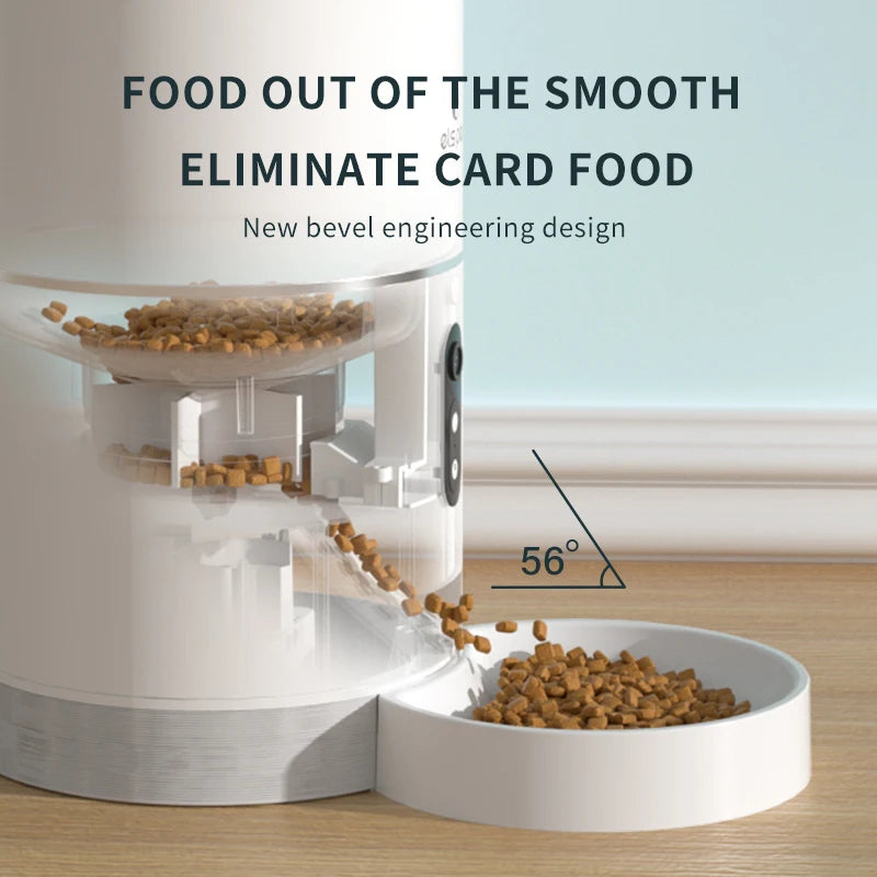 Pet Automatic Feeder Smart Wifi Video Version Timed and Quantitative Feeder Automatic Feeder for Cats and Dogs
