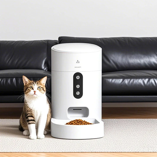 Pet Automatic Feeder Smart Wifi Video Version Timed and Quantitative Feeder Automatic Feeder for Cats and Dogs