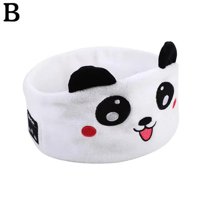 Bluetooth Music Headband Bluetooth V5.0 Chip Animal Kids Headband Mask Speaker Sleep Headphones Thin Bluetooth Wireless C1F9