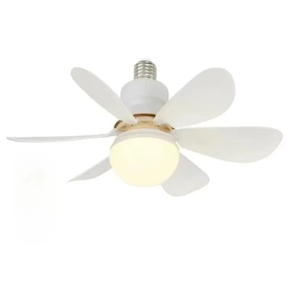 LED 30W Ceiling Fan Light E27 with Remote Control for Dimming Suitable for Living Room Study Household Use 85-265V 선풍기