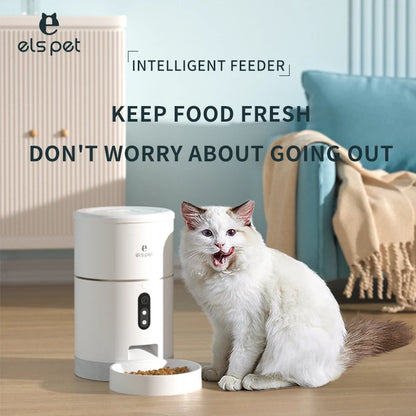 Pet Automatic Feeder Smart Wifi Video Version Timed and Quantitative Feeder Automatic Feeder for Cats and Dogs