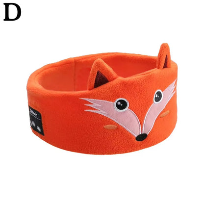 Bluetooth Music Headband Bluetooth V5.0 Chip Animal Kids Headband Mask Speaker Sleep Headphones Thin Bluetooth Wireless C1F9